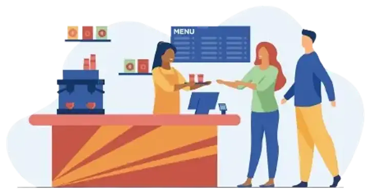 Canteen management software interface